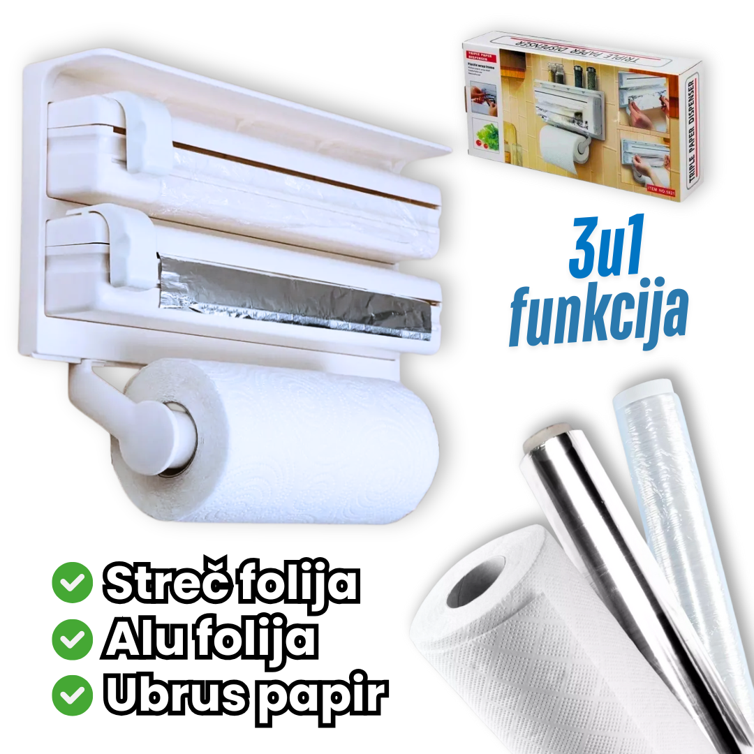 3u1 Dispenser Folija i Ubrusa