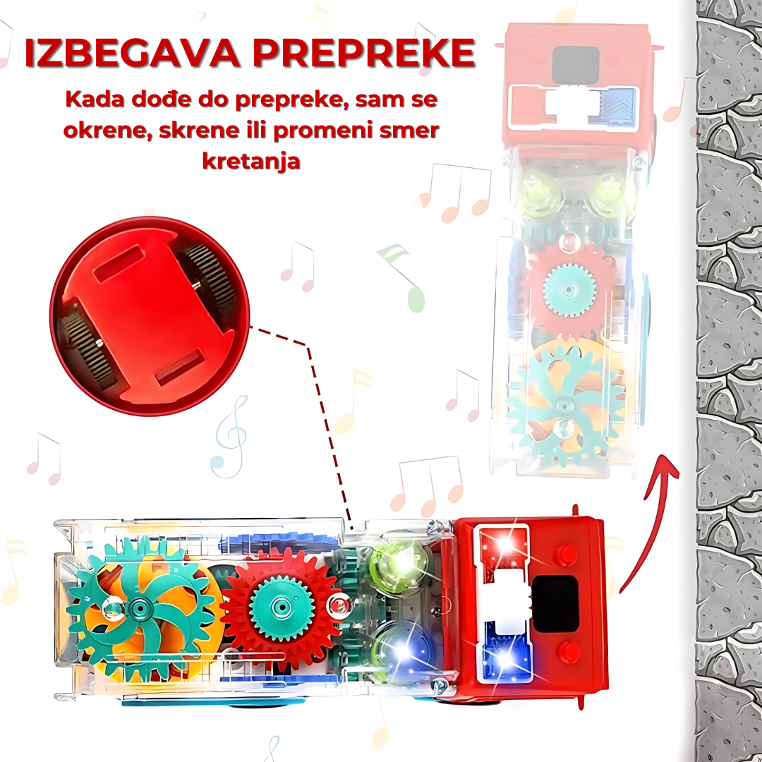 Vatrogasni Kamiončić - Svetleća Igračka