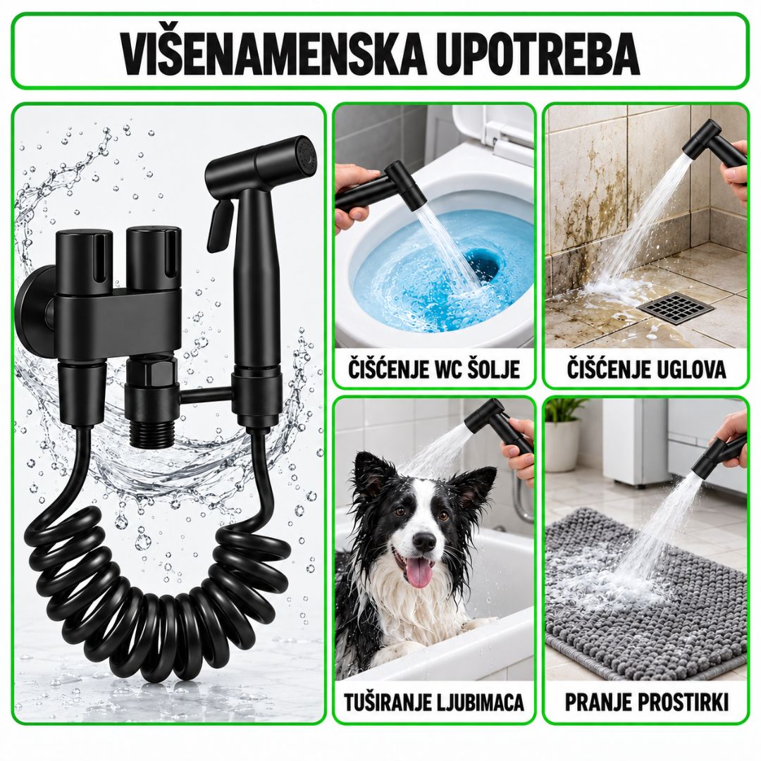 Univerzalni 2u1 higijenski tuš