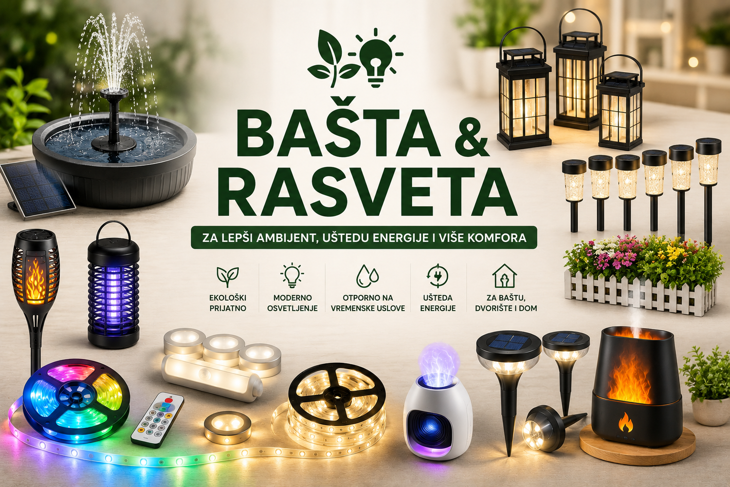 Bašta i rasveta