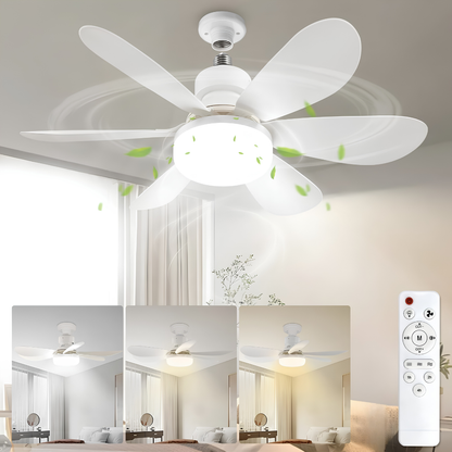 Ventilator i LED luster 40W