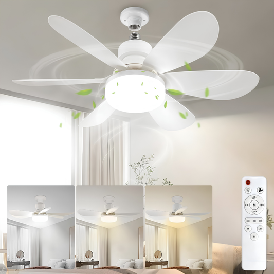 Ventilator i LED luster 40W