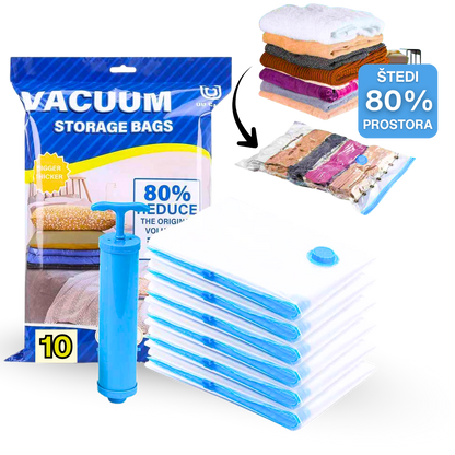 10 Vakum Kesa + Poklon Pumpa