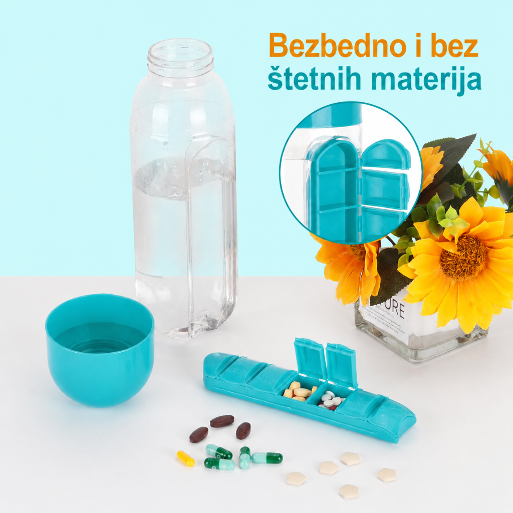 Organizator tableta i flašica 600ml - 2u1