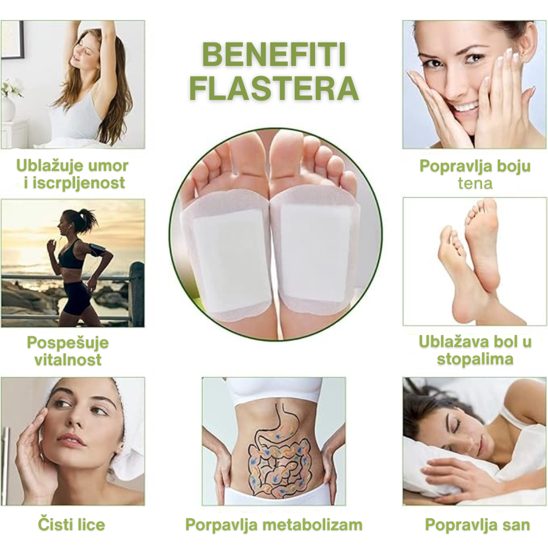 Flasteri za detoks organizma - Kinoki