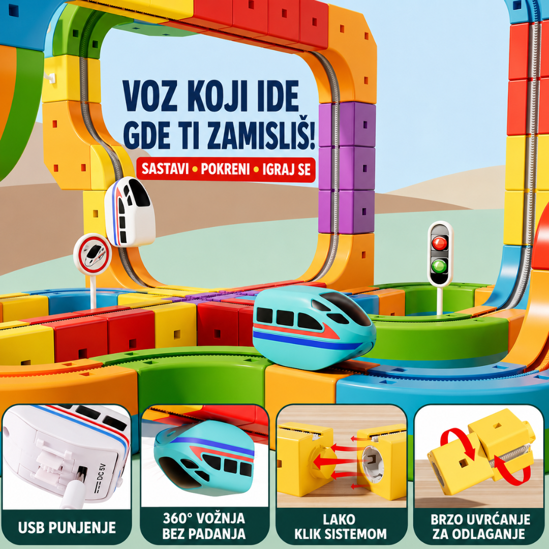 Edukativni Magični Vozić 70 delova