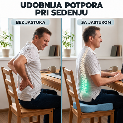 Anatomski jastuk za stolicu