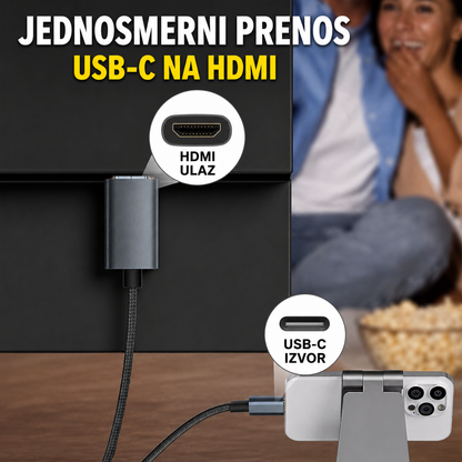 HDMI kabl za telefon (2 metra)