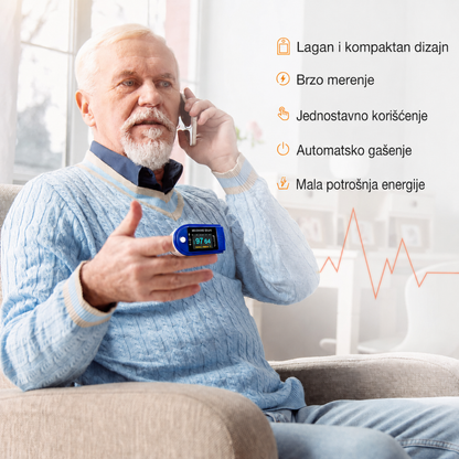 Digitalni merač pulsa i kiseonika - OKSIMETAR