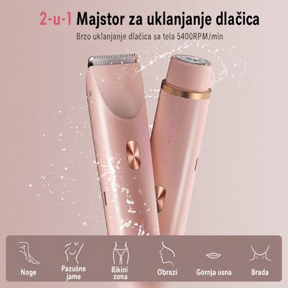 Dual Head - Epilator i trimer 2u1