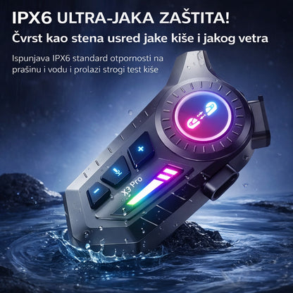 X3 Pro Intercom - Slušalica za kacigu