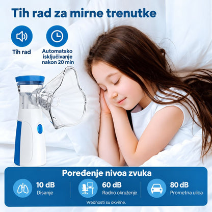 Prenosivi ultrazvučni inhalator za decu i odrasle