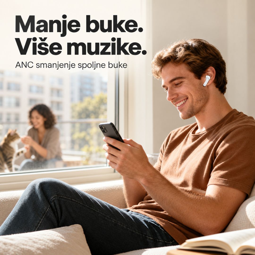 A9 Pro Bežične Slušalice sa Touch Ekranom