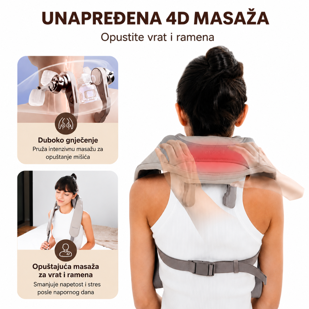 Pro 4D Masažer sa grejačem