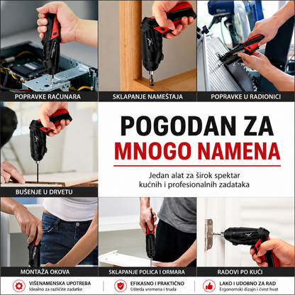 Elektro Šrafilica sa 47 dodataka