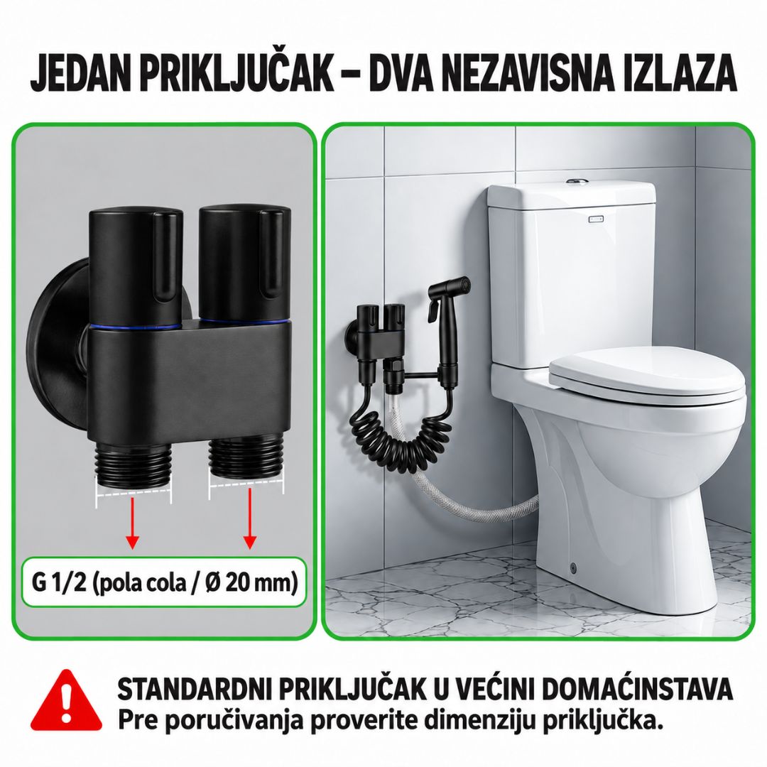 Univerzalni 2u1 higijenski tuš