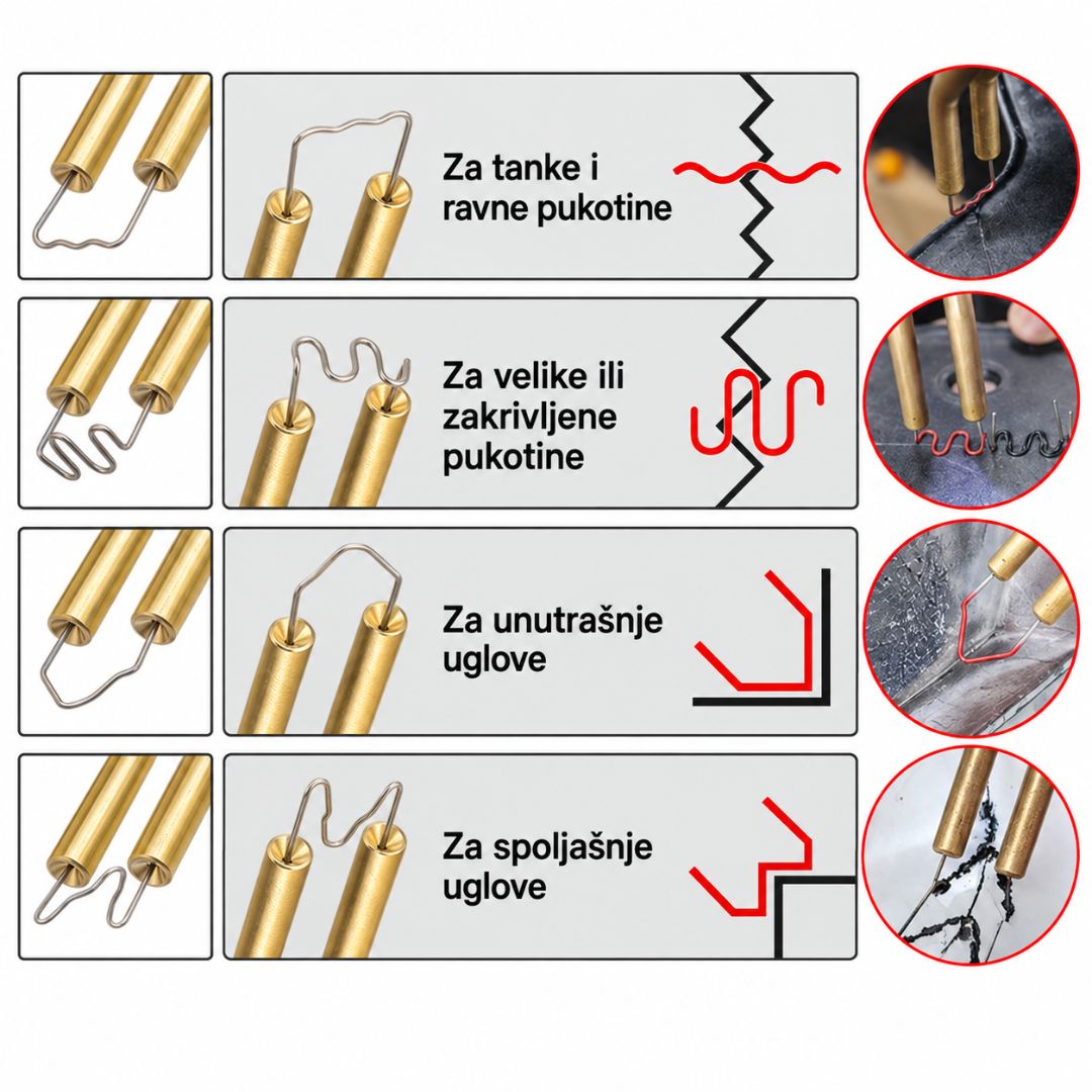 Pištolj za plastiku - 400 stepeni