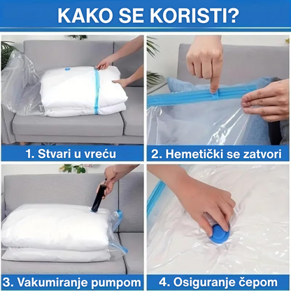10 Vakum Kesa + Poklon Pumpa