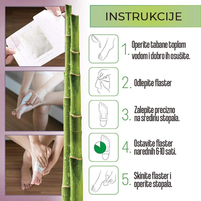Flasteri za detoks organizma - Kinoki