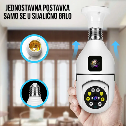 Kamera Sijalica - sa 2 kamere