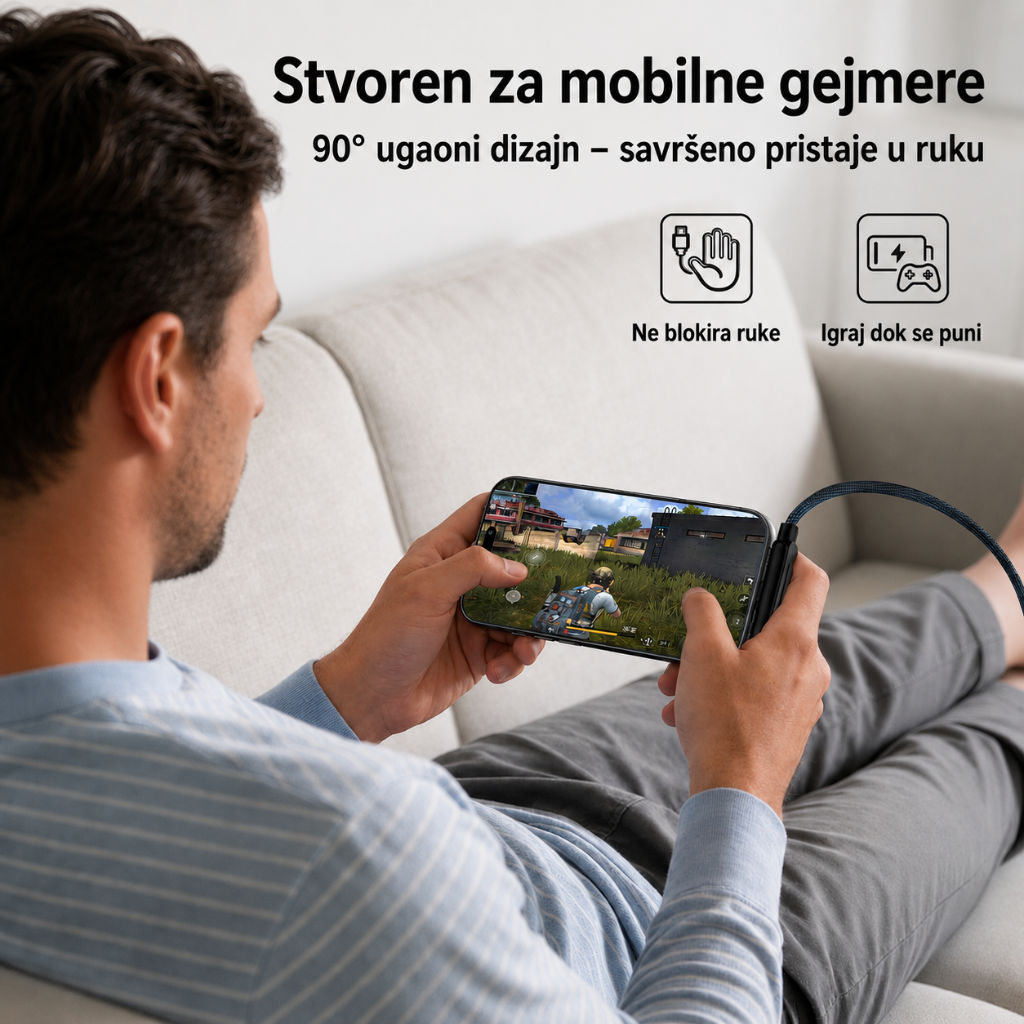 2u1 Držač i USB-C kabl punjač (1+1 GRATIS)