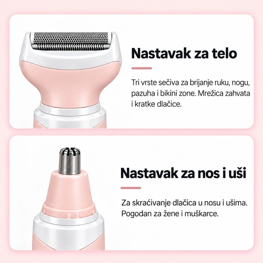 ProGemei depilator sa 4 dodatka