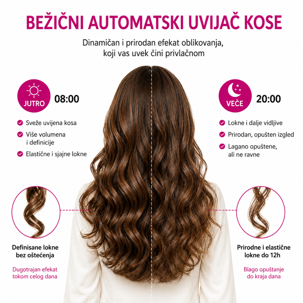 Bežični Automatski Uvijač Kose