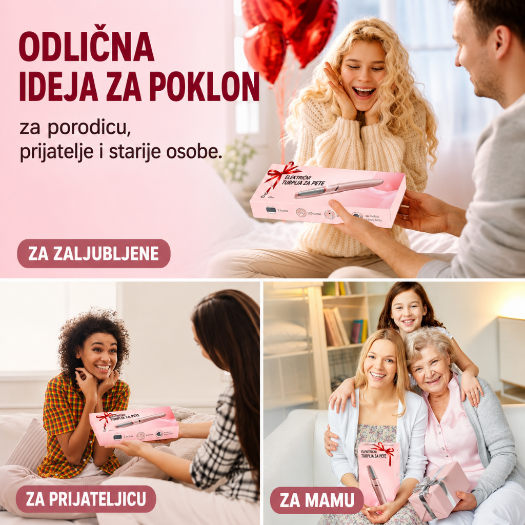 Elektro Kamen Turpija za pete - 2 kamena
