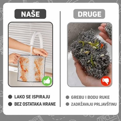 Čelična krpa za sudove 10+10 gratis