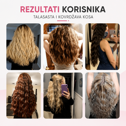 Trostruki uvijač kose - salonski izgled kose