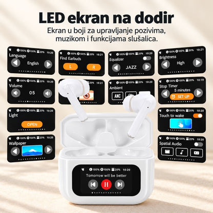 A9 Pro Bežične Slušalice sa Touch Ekranom
