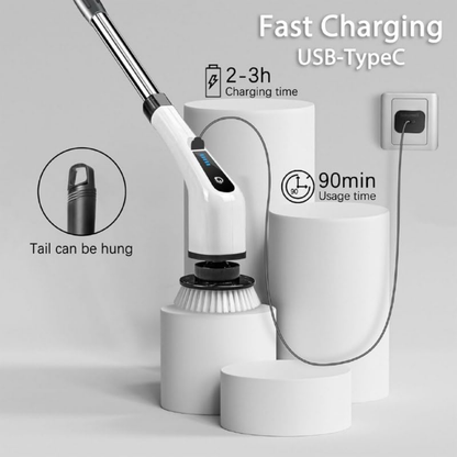 Bežična elektro četka sa 9 nastavaka