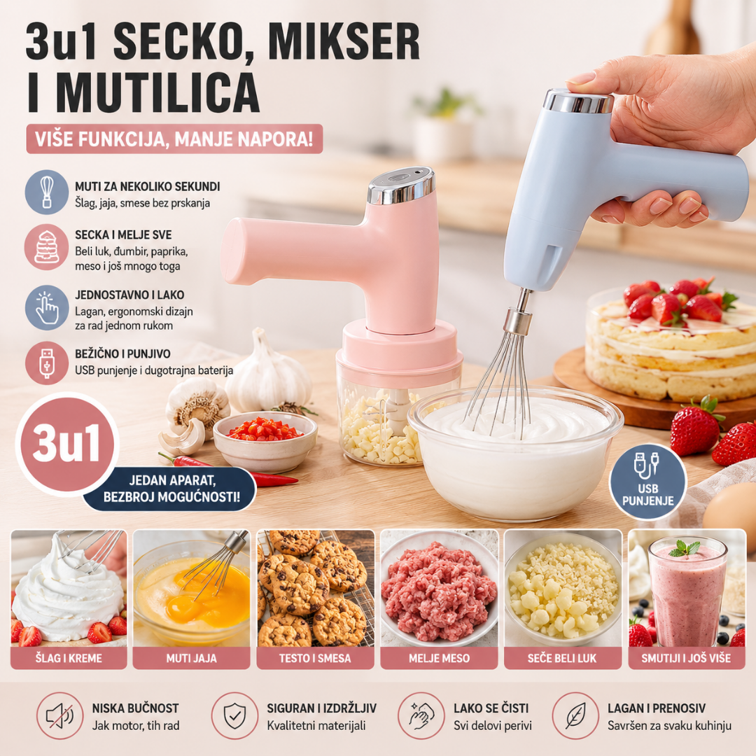 3 u 1 super secko i mikser