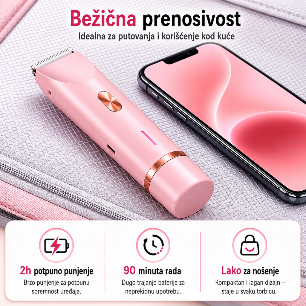 Dual Head - Epilator i trimer 2u1
