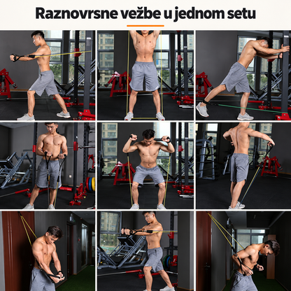 Kablovi za kućni trening - 5 nivoa snage
