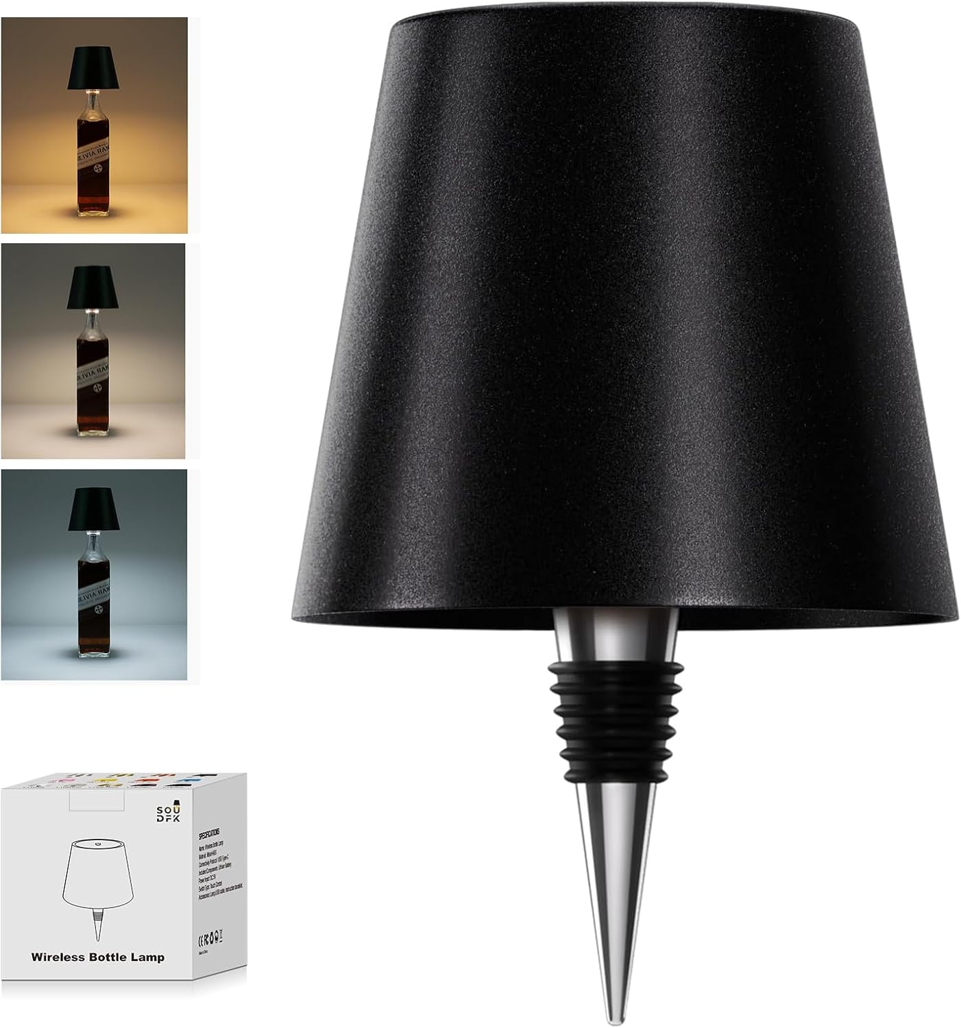 Bežična LED Lampa za Flašu (1+1 SET)