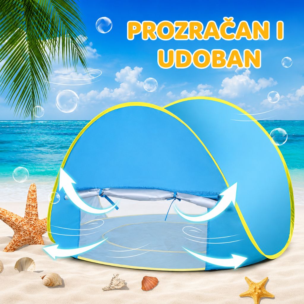 Šator za decu sa bazenom