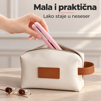 Keramička mini pegla i uvijač 2u1