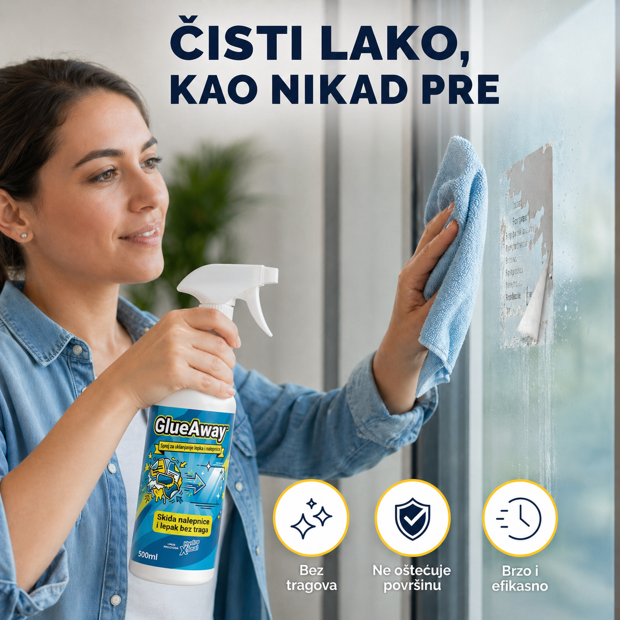 Sprej za uklanjanje lepka i nalepnica