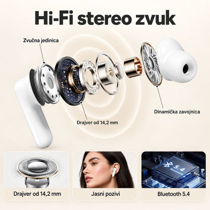 A9 Pro Bežične Slušalice sa Touch Ekranom
