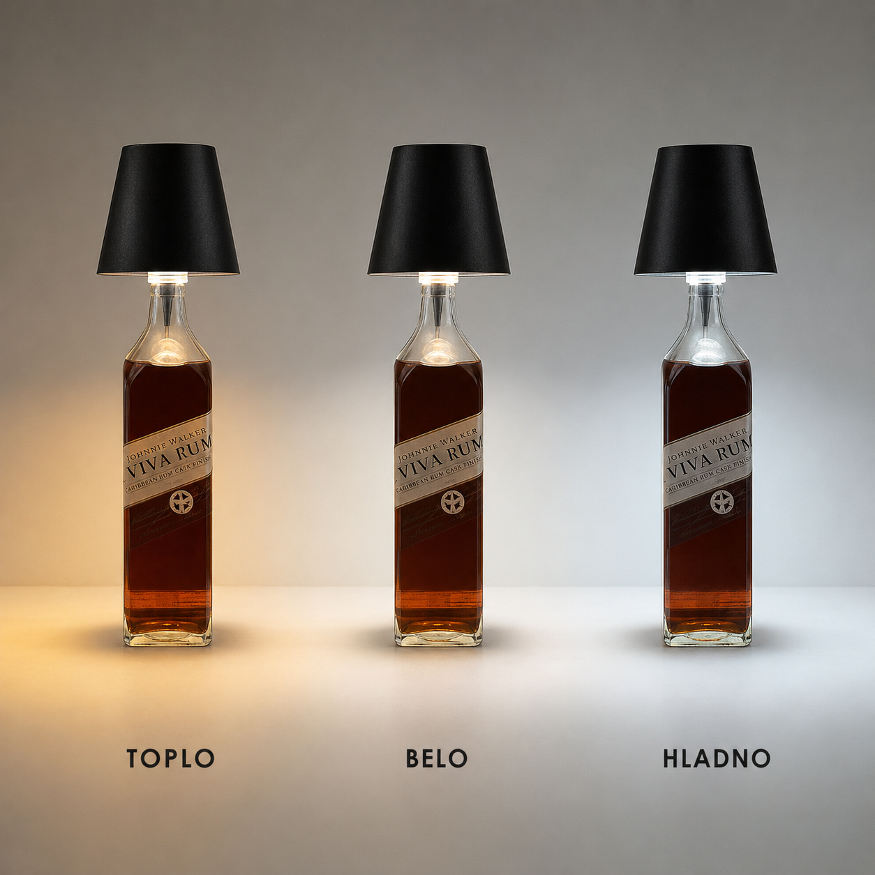 Bežična LED Lampa za Flašu (1+1 SET)