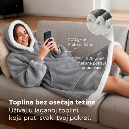 Široko duks-ćebe za hladne dane