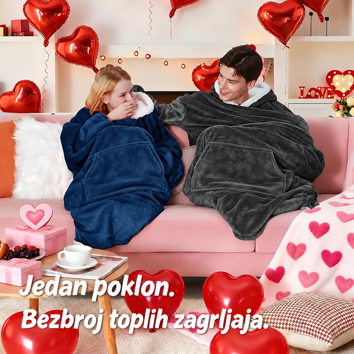 Široko duks-ćebe za hladne dane